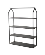 Estantería 128 cm Alto 38 cm Ancho Diseño Vertical Compacto y Funcional