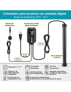 CALENTADOR TITANIO CON SONDA 200W 2