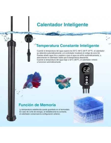 CALENTADOR TITANIO CON SONDA 100W