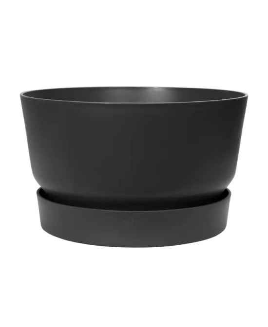 MACETA CUENCO 33CM LIVING NEGRO
