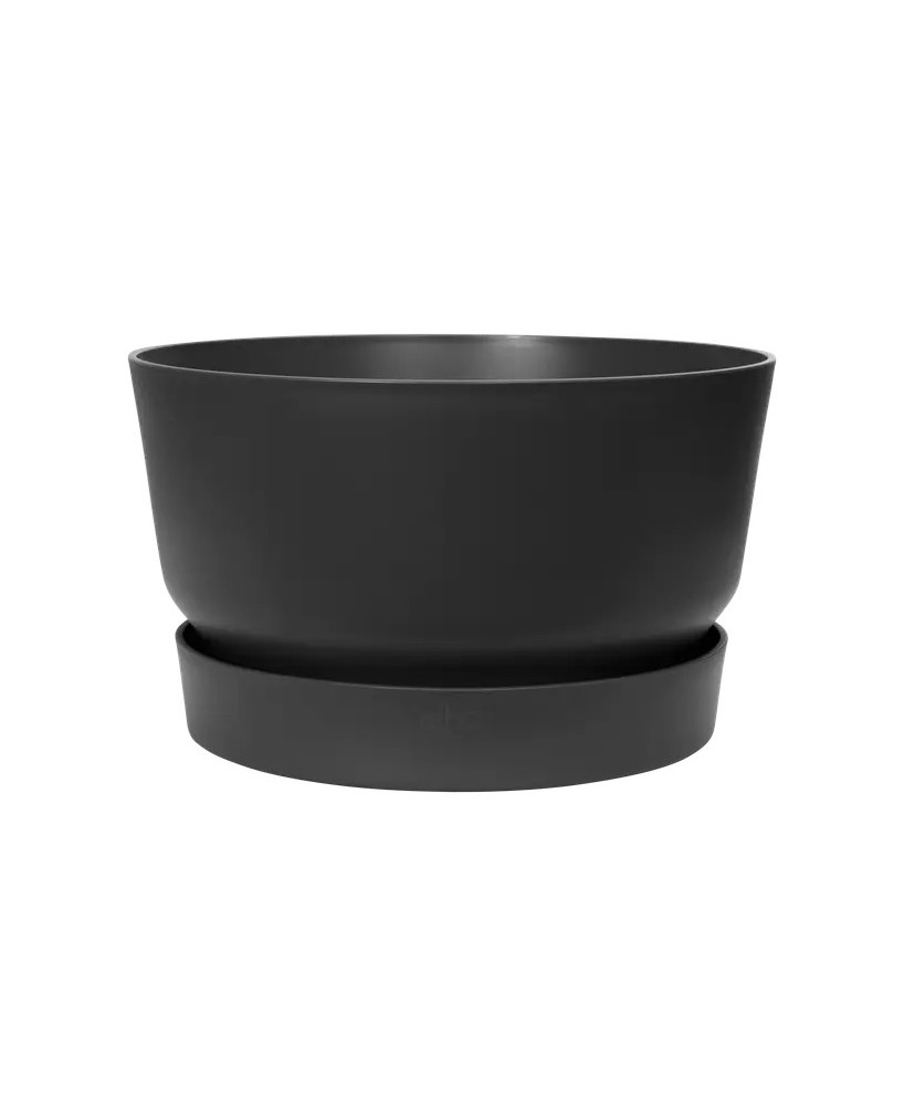 MACETA CUENCO 33CM LIVING NEGRO