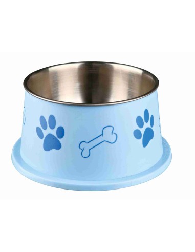 Comedero Spaniel Inox - Plast 0.9L | Duradero y Antideslizante para Perros  Endanea Mascotas