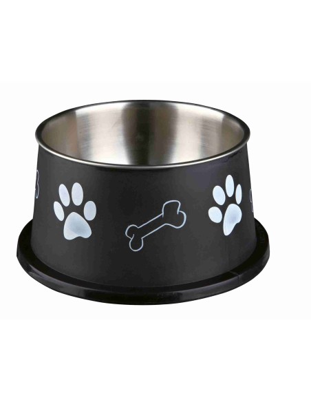 Comedero Spaniel Inox - Plast 0.9L | Duradero y Antideslizante para Perros  Endanea Mascotas