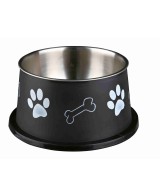 Comedero Spaniel Inox - Plast 0.9L | Duradero y Antideslizante para Perros  Endanea Mascotas