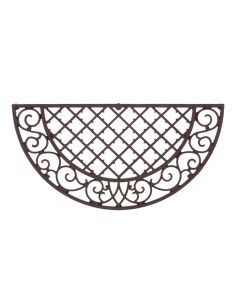 Felpudo de Hierro Semicircular - Resistente y Elegante para Entradas