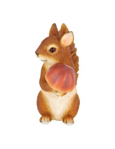 Figura Ardilla con un Hongo - Decoración Natural para Jardín y Hogar 2