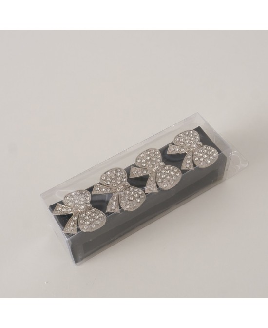 Servilleta Laetizia plata elegante y decorativa | Decoración de mesa festiva
