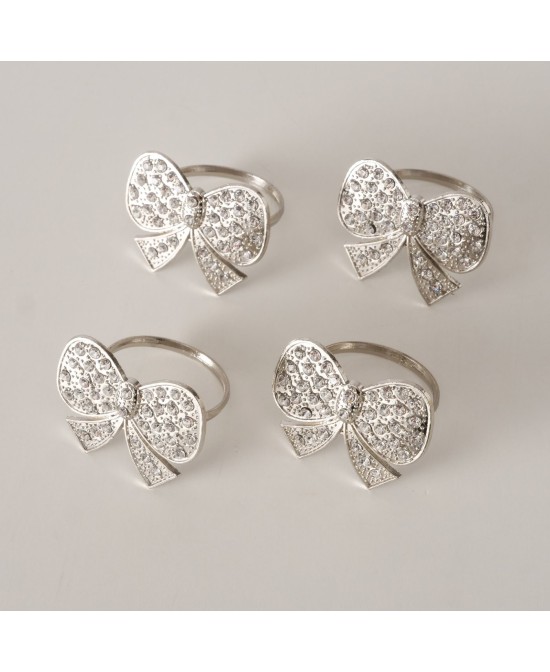 Servilleta Laetizia plata elegante y decorativa | Decoración de mesa festiva
