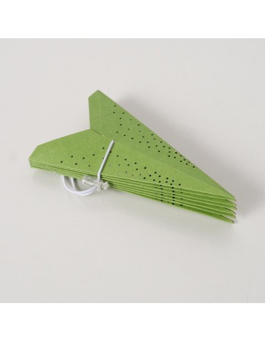 Adorno Colgante Estrella Kassina Bamboo Verde 7x30 cm Decoración Natural