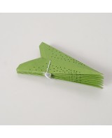 Adorno colgante Kassina estrella bamboo verde 16.5 cm altura 50 cm diámetro