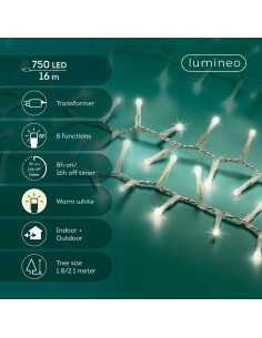 Guirnalda LED 8 Funciones Centelleante Exterior | Iluminación Decorativa para Jardín y Terraza 2