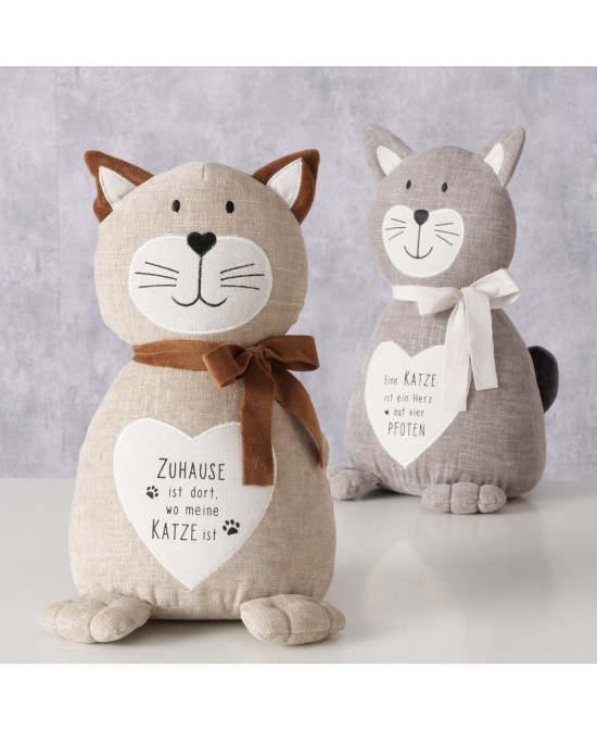 Sujeta Puertas Gato H33.5 x W20 cm | Decoración original para el hogar - Endanea Garden