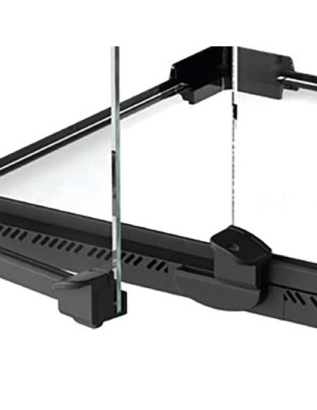 Urna ReptiGlass 45x45x45 cm Terrario para Reptiles y Anfibios Vidrio de Alta Calidad