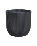 Maceta Vibes Fold Redonda 14cm Antracita | Elegante y Funcional