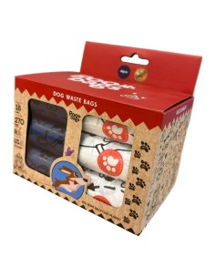 Poo Bags Azules y Blancas Reciclables 18x15 cm | Bolsas ecológicas para perros | Endanea Mascotas 2