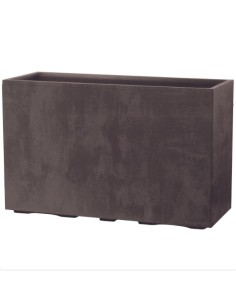 Maceta Muro Millennium R RA 98cm Marrón  Resistente y Elegante para Balcones y Jardines