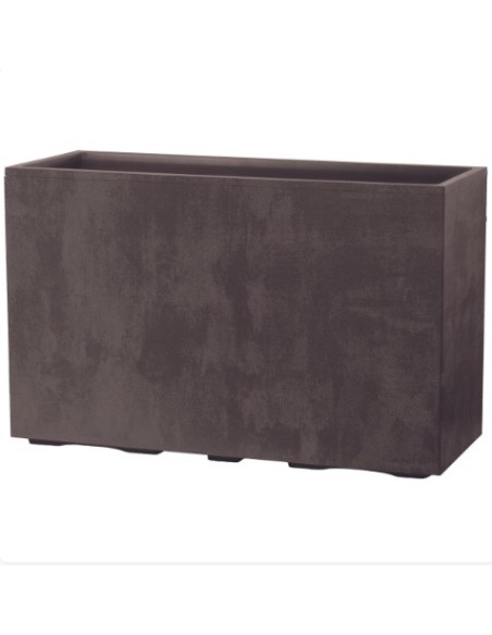 Maceta Muro Millennium R RA 98cm Marrón  Resistente y Elegante para Balcones y Jardines