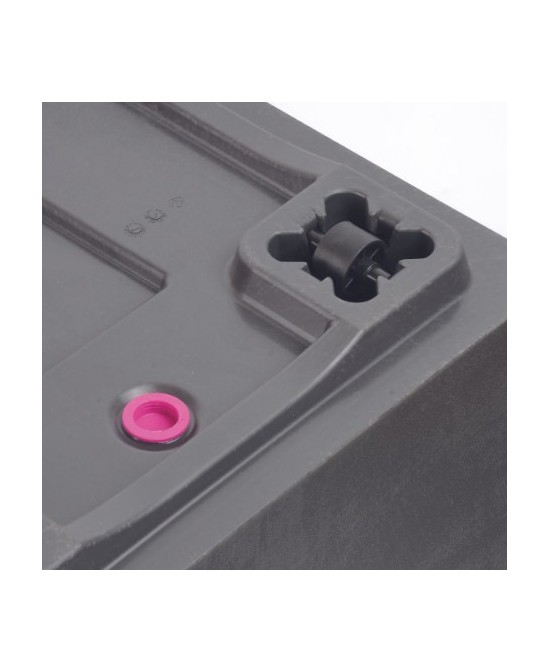 Maceta Muro Millennium R RA 98cm Marrón  Resistente y Elegante para Balcones y Jardines