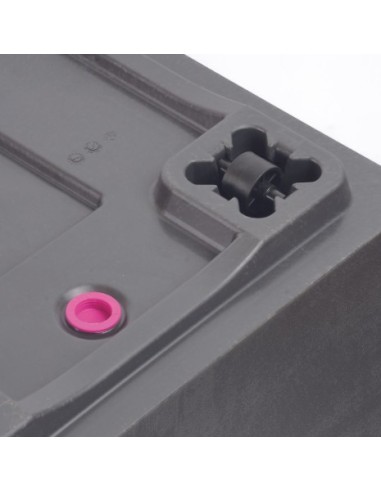 Maceta Muro Millennium R RA 98cm Marrón  Resistente y Elegante para Balcones y Jardines