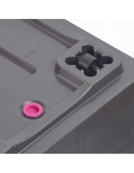 Maceta Muro Millennium R RA 98cm Marrón  Resistente y Elegante para Balcones y Jardines