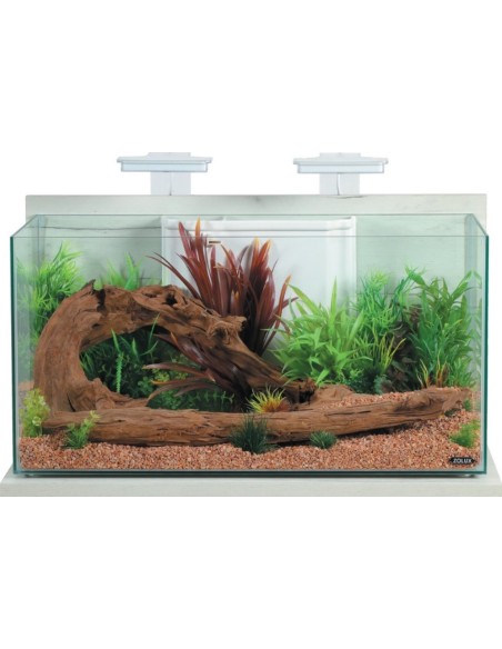 Kit Acuario Idro 60 Blanco para Peces Acuario Completo y Moderno