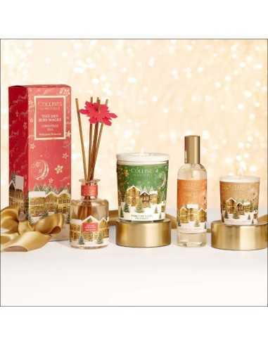 Ramo Perfumado 100ml Té de Navidad  Fragancia Cálida y Festiva para el Hogar y Oficina