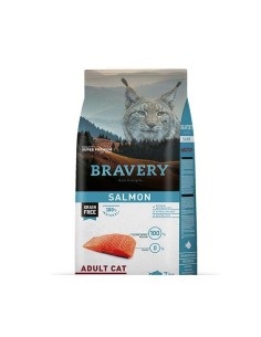 Bravery Cat Adult Salmón 7kg | Pienso natural sin cereales para gatos adultos | Endanea Mascotas