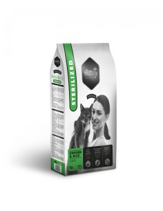 Amity Premium Gatos Esterilizado Pollo 10kg | Pienso para gatos adultos esterilizados