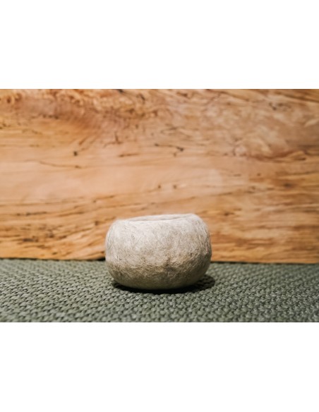 Cuenco Lana D15 cm Blanco | Decoración Moderna para Hogar y Jardín | Endanea Garden