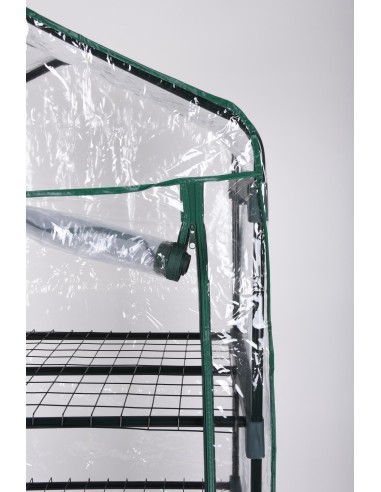 Invernadero 3 Estantes 128x69x49 cm para Plantas Interior y Exterior