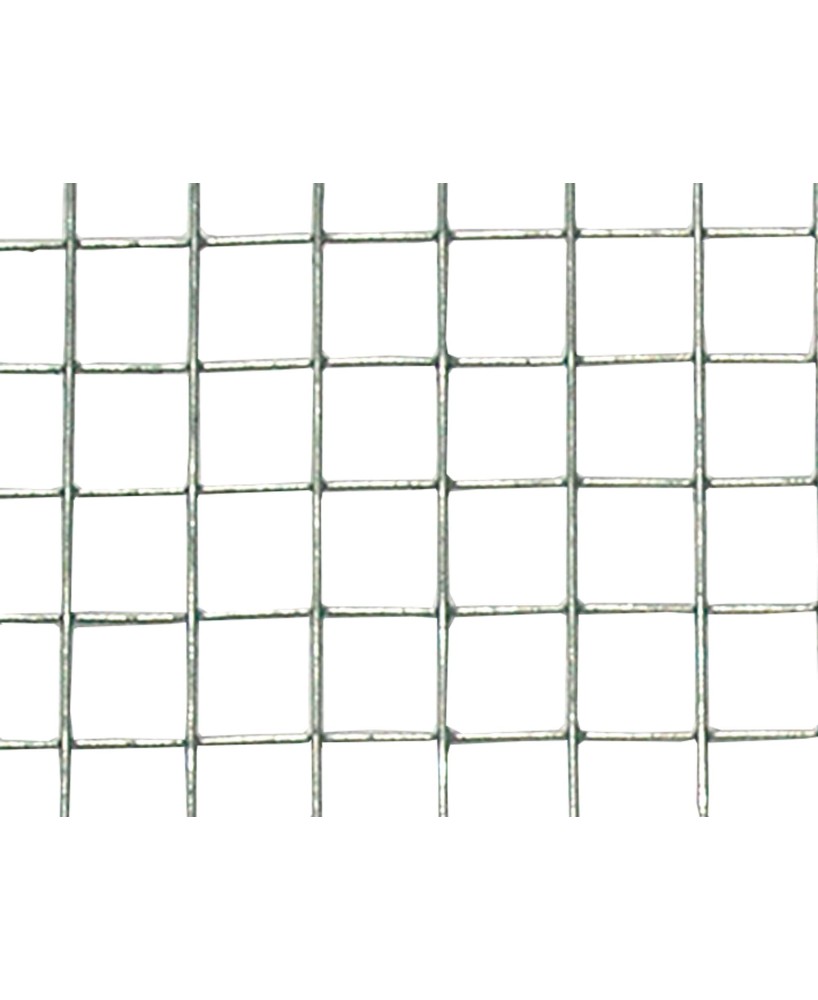 Malla Cuadra Galvanizada 0.5x10m 13mm para Jardín Huerto y Construcción