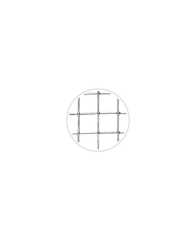 Malla Cuadra Galvanizada 0.5x10m 13mm para Jardín Huerto y Construcción