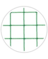Malla Metal Cuadrada Plastificada 0.5x10m 19mm para Jardín Huerto y Construcción