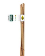Tutor de Bambú 60x6/08 mm 4 unds Soporte para Plantas Jardín Huerto Macetas