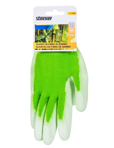 Guante Fibra de Bambú T/7 XS Stocker  Cómodo y Ecológico para Jardinería | Endanea Garden

