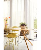 Maceta bol 25 cm blanco lino | Elegancia y estilo moderno para plantas