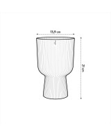 Maceta moderna 14 cm color antracita | Interior y exterior | Endanea Garden
