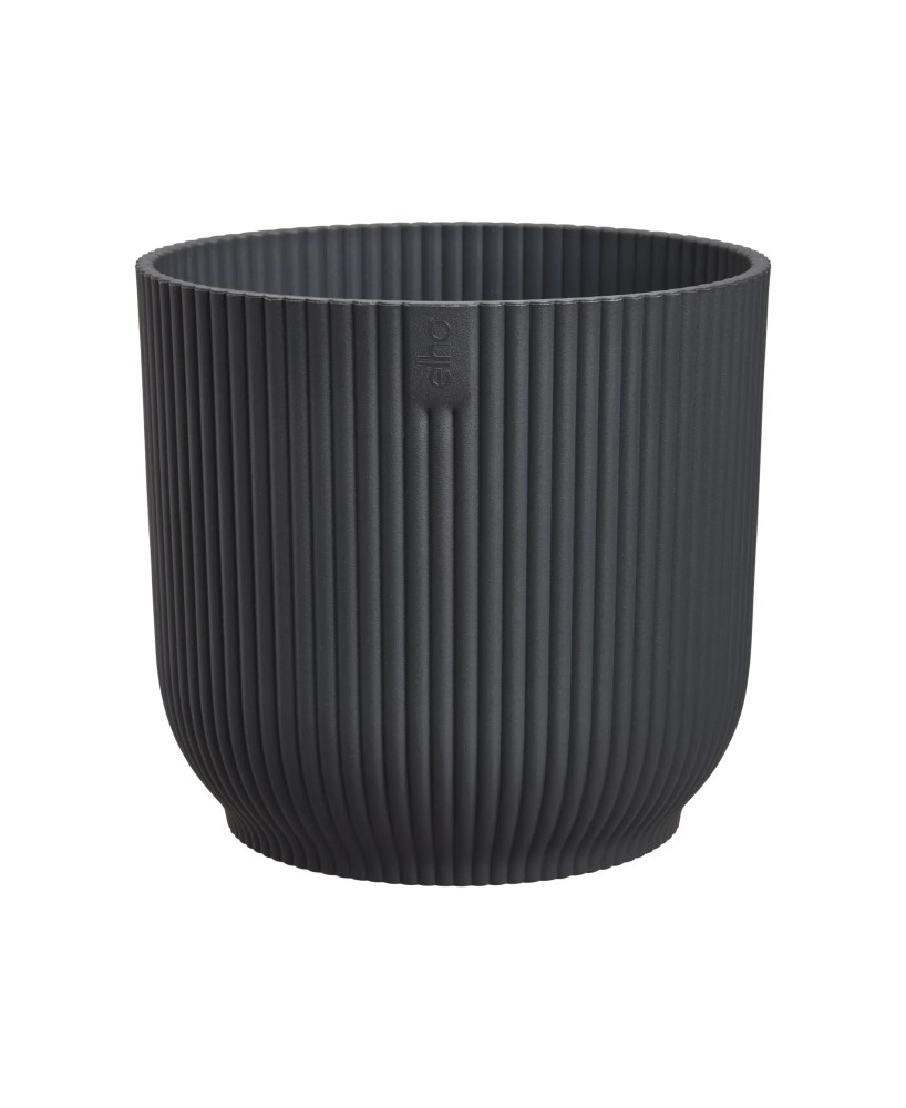 Maceta Vibes Fold Redonda 25cm Antracita Comprar Endanea Garden