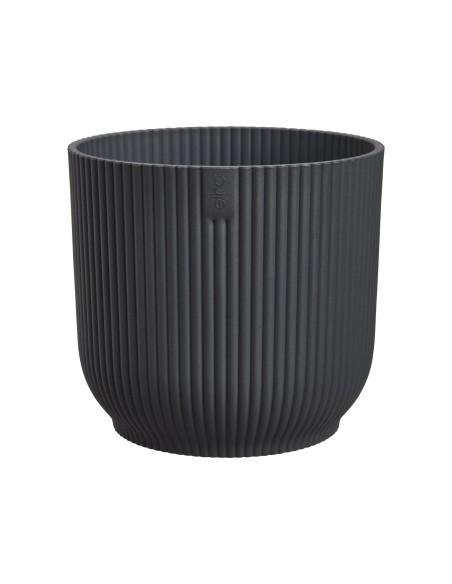 Maceta Vibes Fold Redonda 30cm Antracita Comprar Endanea Garden