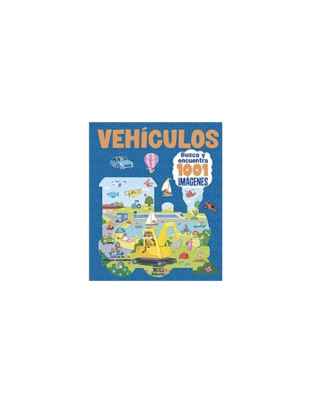 Libro Busca y Encuentra 1001 Vehículos Juego Educativo para Niños y Aficionados al Transporte