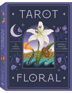 Libro Tarot Floral Manual y Cartas Set de tarot inspirado en la simbologia floral