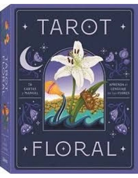 Libro Tarot Floral Manual y Cartas Set de tarot inspirado en la simbologia floral