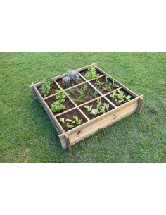 Huerto Urbano Suelo 104x104x24 cm Endanea Garden Cultivo Vegetales y Hierbas