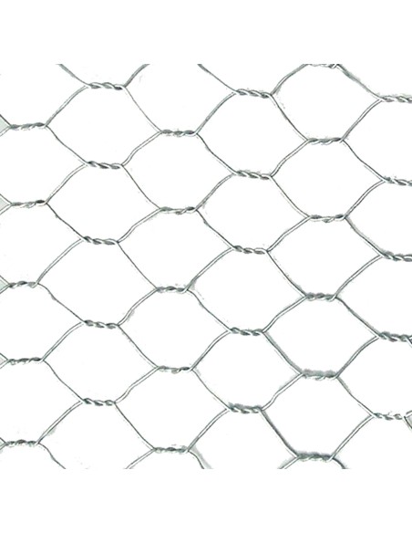 Malla Hexagonal Galvanizada 5x10M 41MM para Huertos Jardines y Cercados