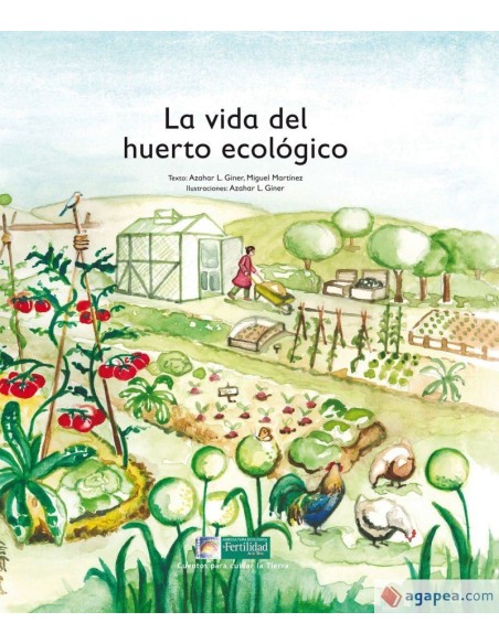 Libro Vida Huerto Ecológico | Guía de Cultivo Sostenible para Niños y Adultos