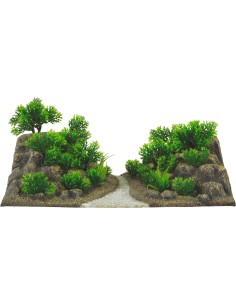 Deco Landscape 35 accesorio acuario realista para peces tamaño medio