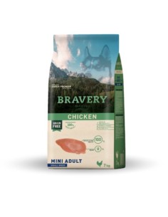 BRAVERY ADULT MINI POLLO 7KG