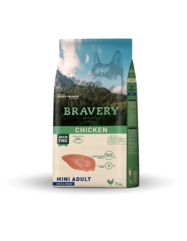 BRAVERY ADULT MINI POLLO 7KG
