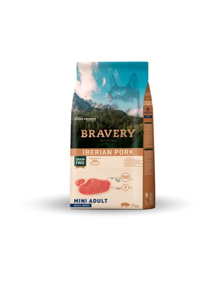 BRAVERY ADULT MINI CERDO IBERIAN.2KG
