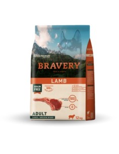 BRAVERY ADULT MEDIANO-GRANDE CORDERO 4KG